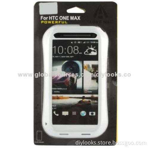 MEI Metal Ultra-thin Rain-resistant + Dropproof + Shockproof + Dustproof Protective Case for HTC
